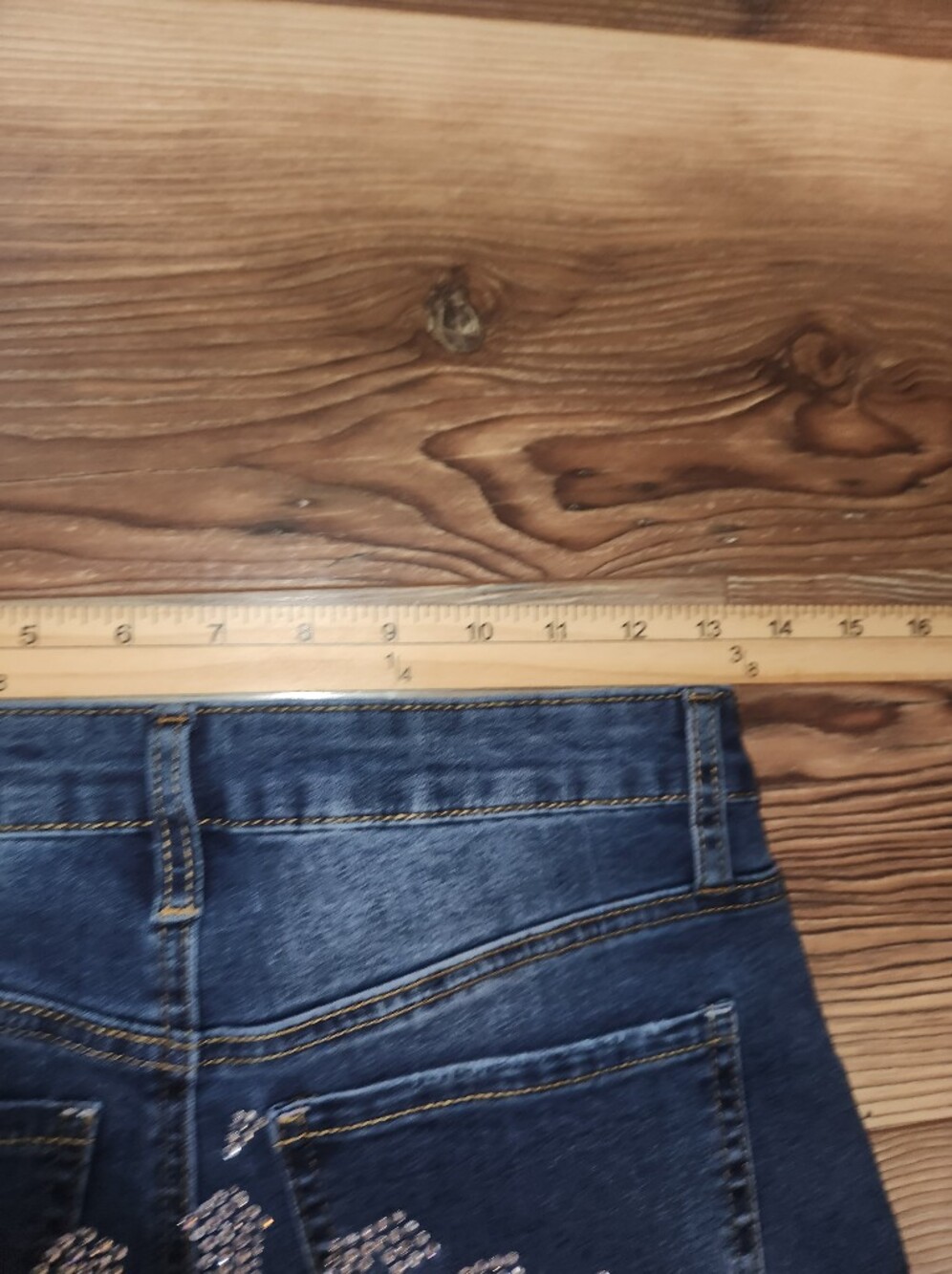 Juicy Couture Wide Leg Women's Jeans in Faded Blue Size 1/25 - Picture 6 of 6